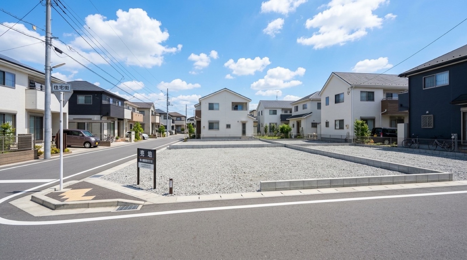 Before：更地の敷地写真