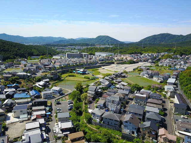 日本の街並み