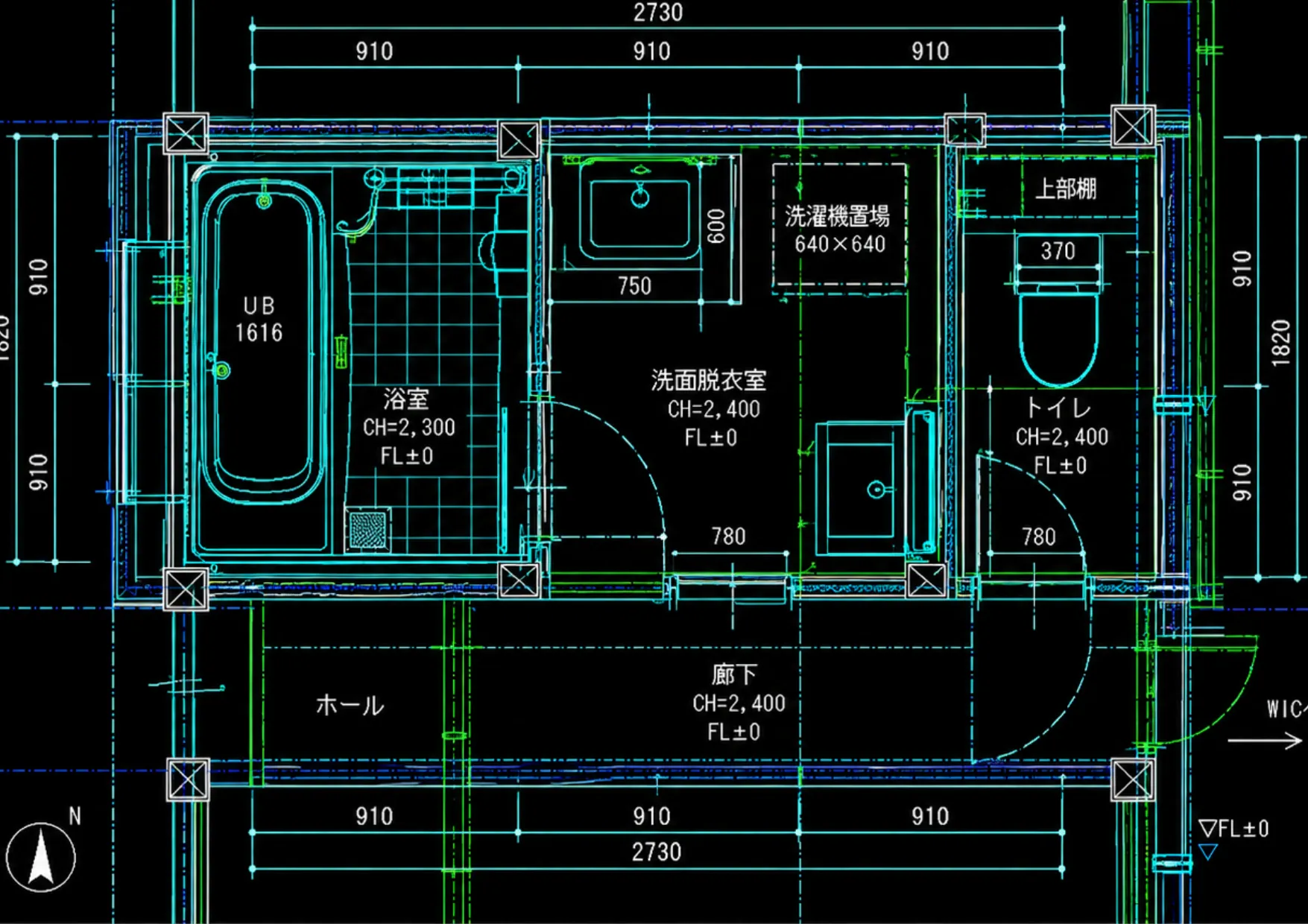 電気設備図（JWWデータ）